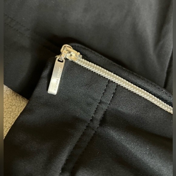 Escada Sport Black jacket size 36/Small Double zippers - Picture 10 of 16